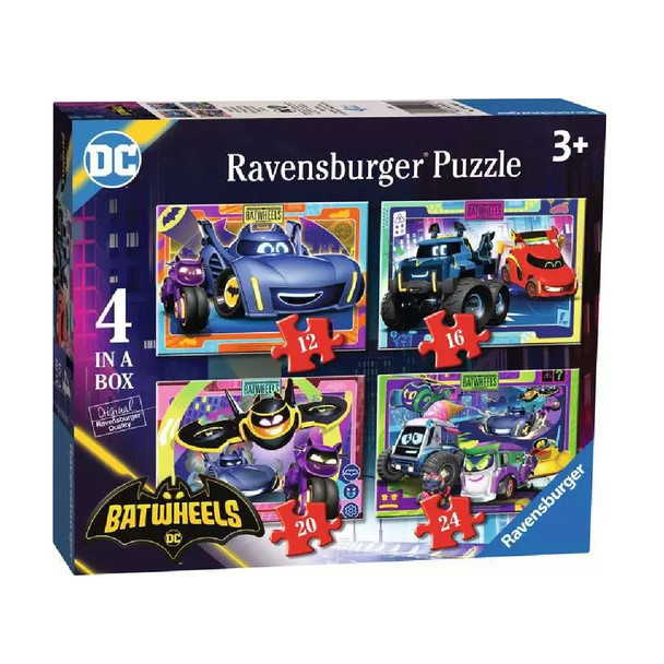 Ravensburger Batwheels Jigsaw Puzzles 4 In A Box