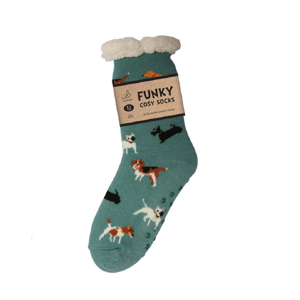 Bartleby Ladies Sherpa Socks - Doggy Diva Design