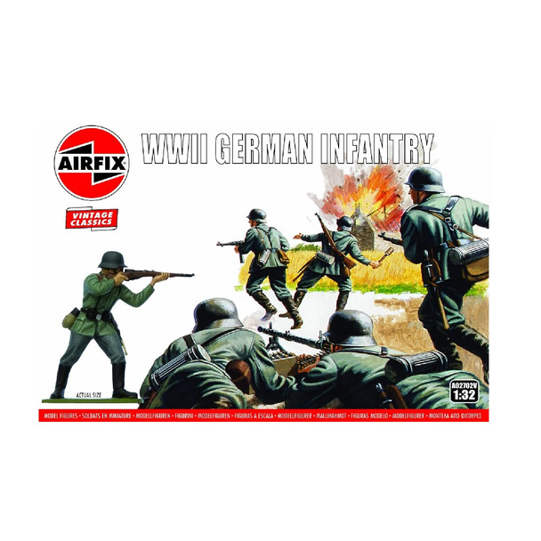 Airfix Vintage Classics WWII German Infantry Model Kit