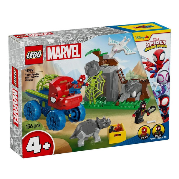 Lego Marvel Team Spidey Dino Crawler Rescue