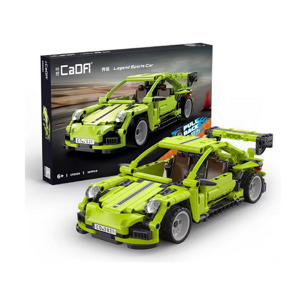 CaDa Legends Sports Car 1:18 Pull Back Racing Car 387 Pieces