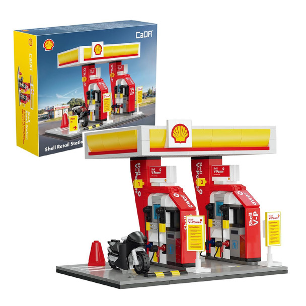 CaDa Shell Retail Station Construction Set 305 Pieces