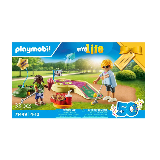 Playmobil 71449 My Life Mini Golf Birthday Celebration Set