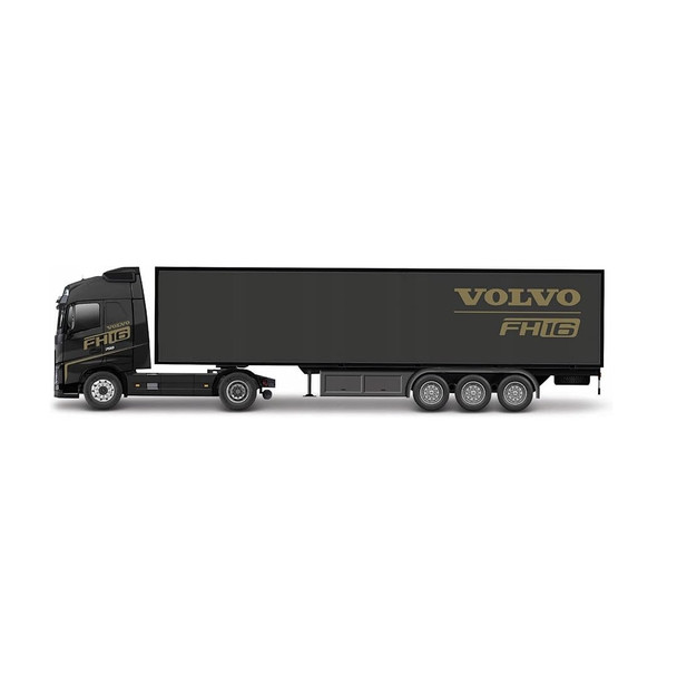 Bburago 1:43 Street Fire Haulers With Trailer Volvo FH16 Globetrotter 750 XXL