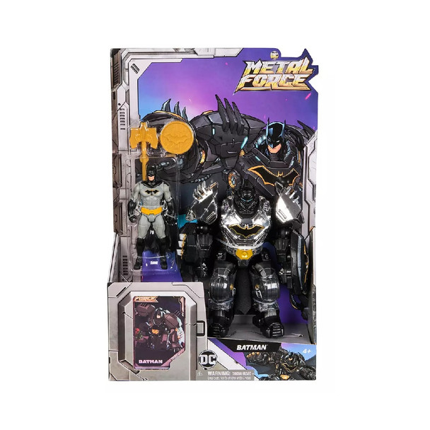 DC Comics Metal Force 6� Batman Armour Attack Super Hero Action Figure