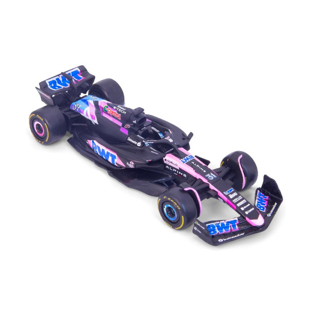 Bburago 1:43 F1 BWT Alpine F1 Team A524 2024 OCON Model Race Car