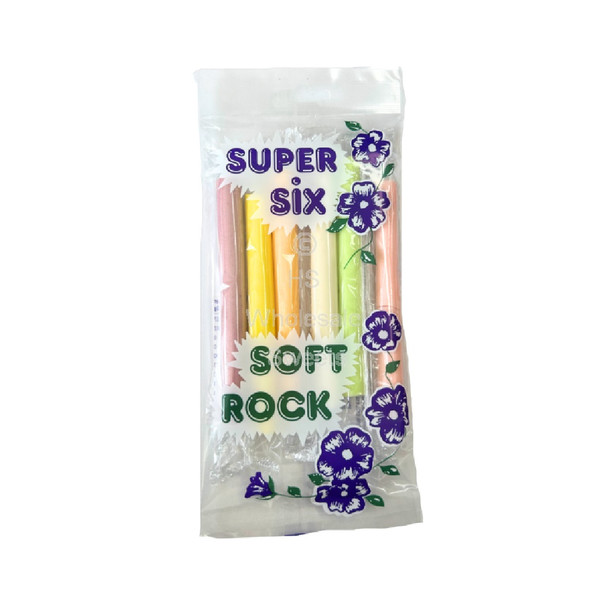 Super Six Fruit flavoured Soft Rock Assorted Flavours