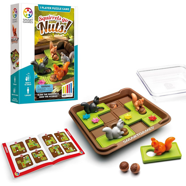 Smart Games - Squirrels Go Nuts! Compact Game