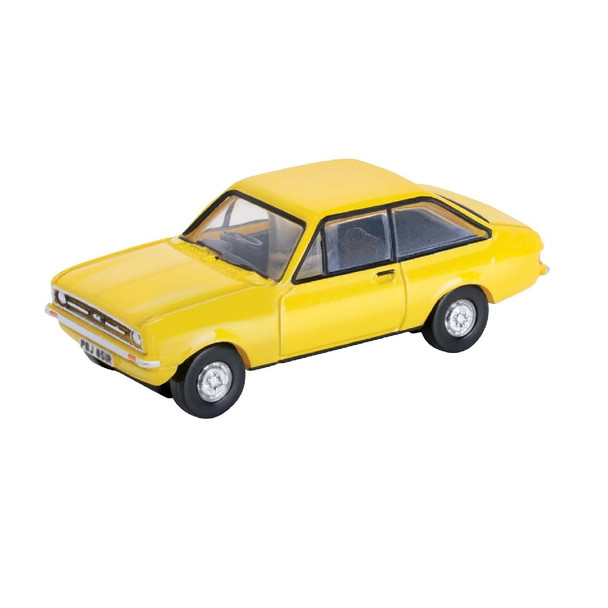 Oxford Diecast Ford Escort MK2 Signal Yellow 1:148 Scale Model Vehicle