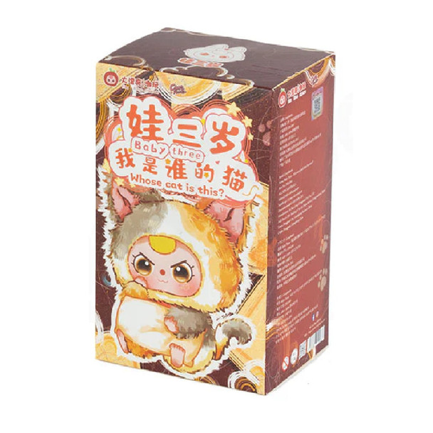 Baby Three Whose Cat Am I? Collectible Plush Blind Box