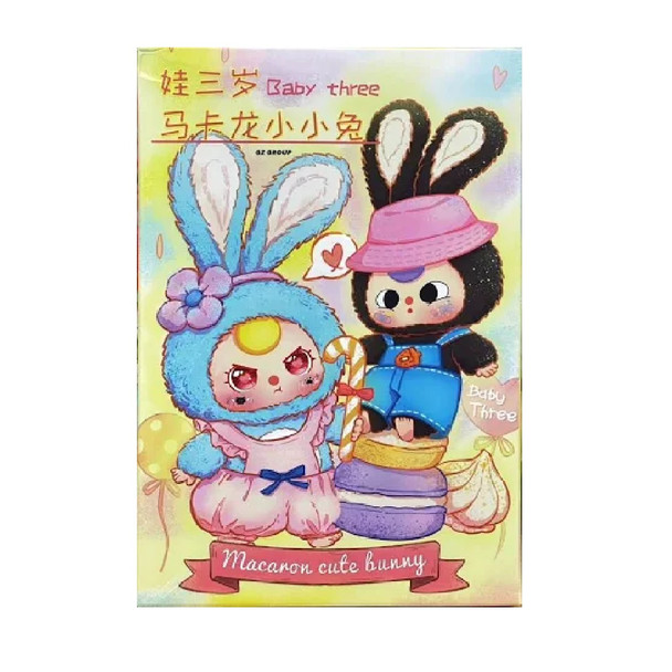 Baby Three Macaron Cute Bunny V1 Collectible Plush Blind Box