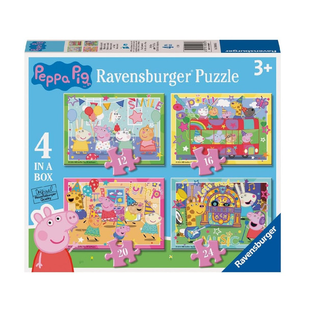 Ravensurger Peppa Pig 4 In A Box Jigsaw Puzzles
