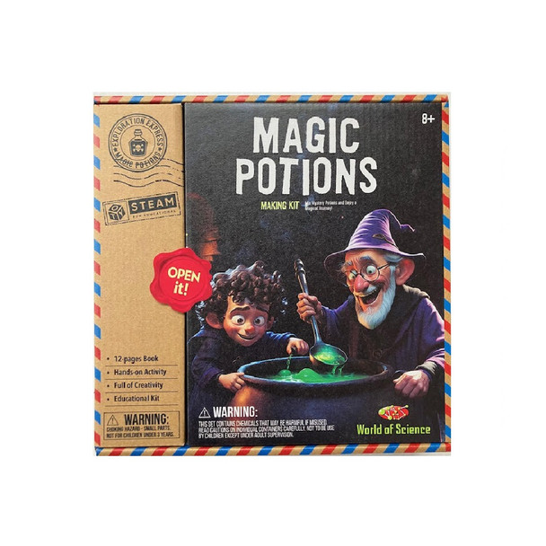 World Of Science Discover & Explore Magic Potions Kit World Of Science Discover & Explore Magic Potions Kit