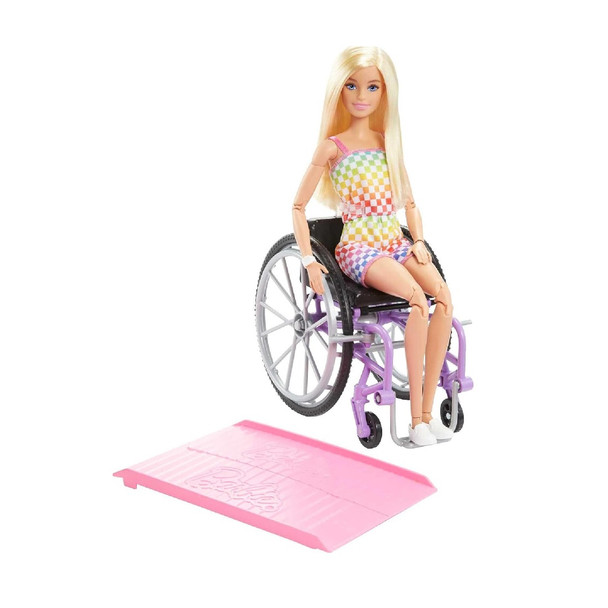Barbie Fashion Doll With Wheelchair And Acessability Ramp