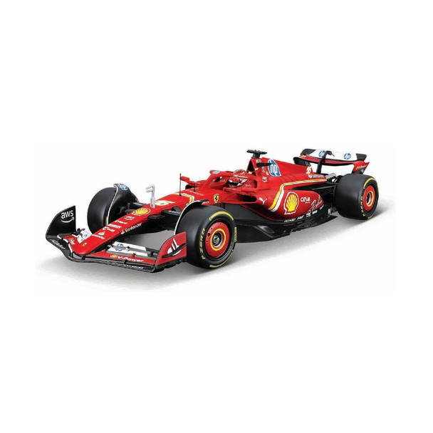 Bburago 1:24 Ferrari SF24 2024 LeClerc Race Car Kit