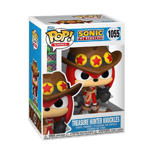 Funko Pop Games Sonic The Hedgehog Treasure Hunter Knuckles Figure 1055 Funko Pop Games Sonic The Hedgehog Treasure Hunter Knuckles Figure 1055