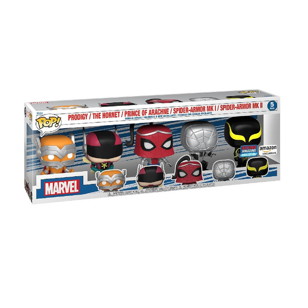 Funko Pop Beyond Amazing Spiderman 5 Pack Collection