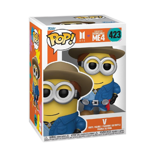 Funko Pop Rocks Minions X BTS V Figure 423