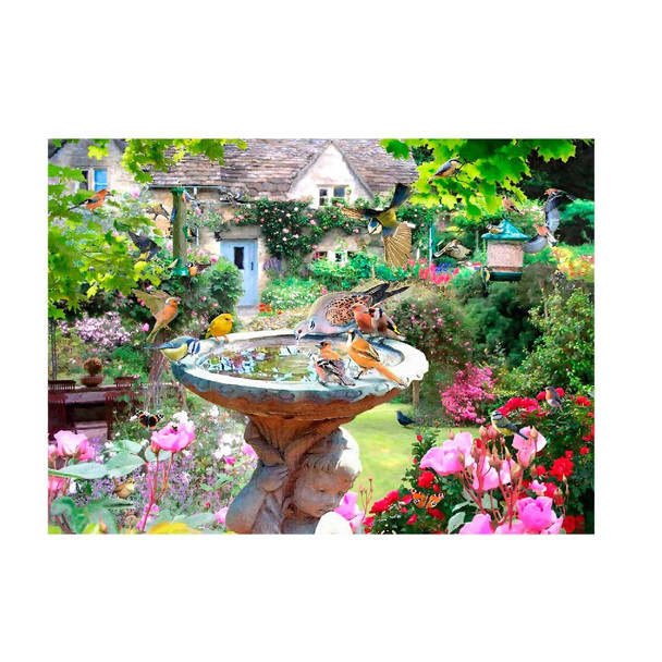 House Of Puzzles  Summer Birds 1000 Piece Jigsaw Puzzle