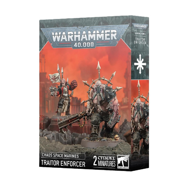 Warhammer 40,000 Chaos Space Marines Traitor Enforcer Model Kit