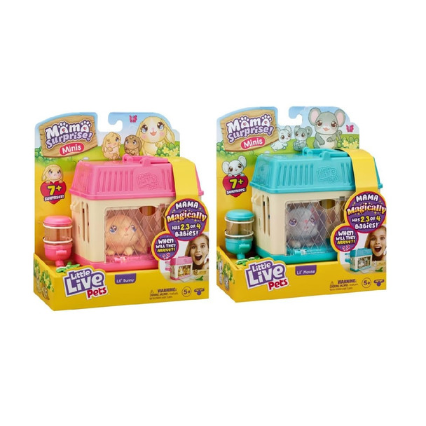 Little Live Pets Mama Surprise Mini Playset Assorted Animals