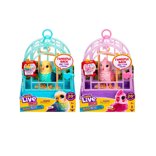 Little Live Pets My Really Real Bird & Cage Interactive Pet