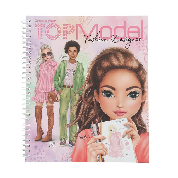 Topmodel Fashion Designer Create Your Own Designs Colouring Book
