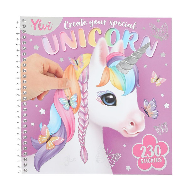 Depesche Ylvi Create Your Special Unicorn Dress Me Up Sticker Book