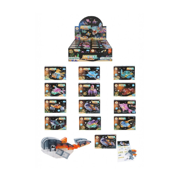 Sea Life Blocks Crystal Style Kit With Assorted Animals