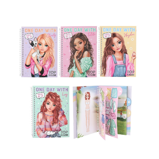 Topmodel Dress Me Up For One Day Sticker Book