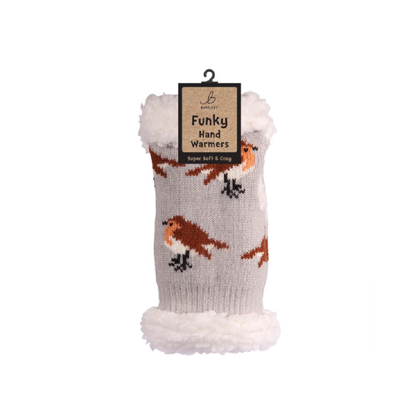 Bartleby Sherpa Wrist Warmer Garden Robin Design