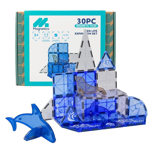 Magnetics Magnetic Tiles Sea Life Set 30 Pieces