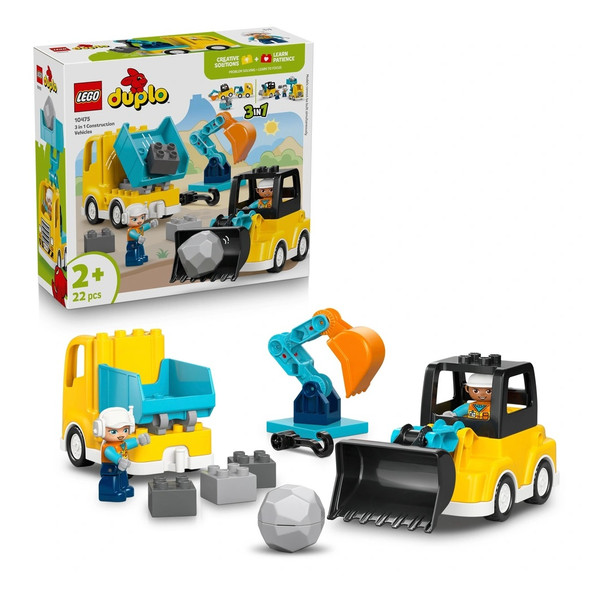 Lego Duplo Town 3 In 1 Construction Vehicles