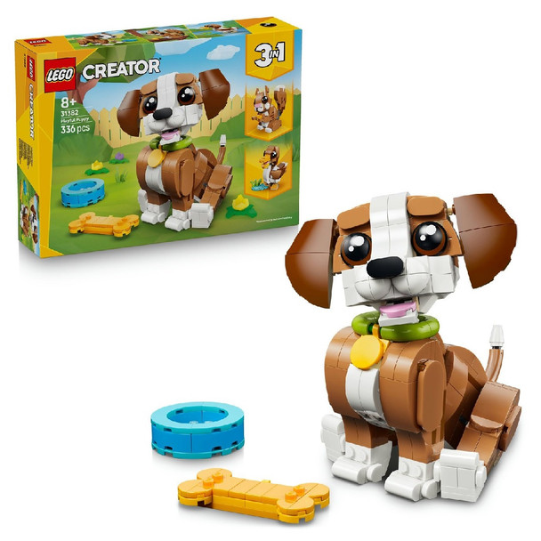 Lego Creator Cute Animals: Playful Puppy Dog