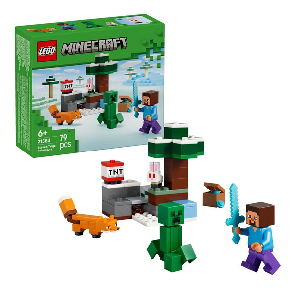 Lego Minecraft Steve's Taiga Adventure