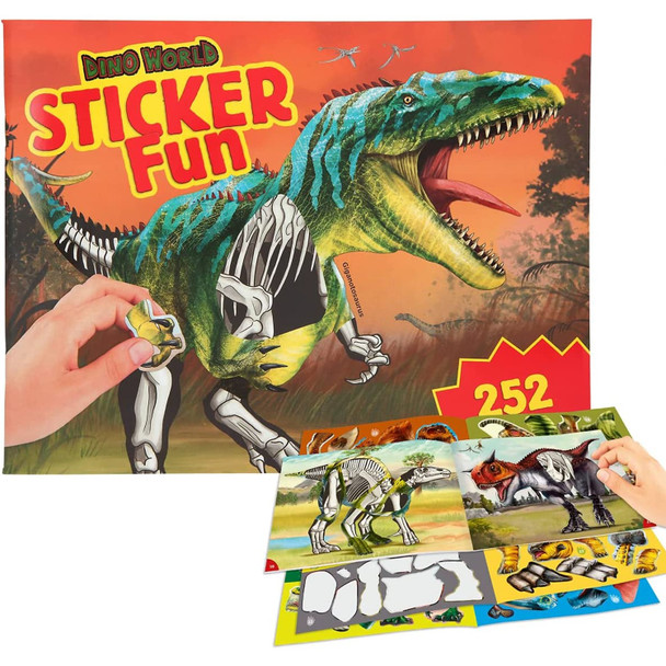 Dino World Sticker Fun Book