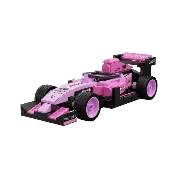 Cada Pink Circuit Racing Car - 123 Piece Construction Set