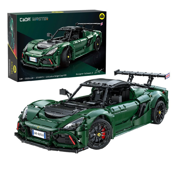 Cada 1:8 Lotus Exige Cup 430 Car - 3730 Piece Construction Set