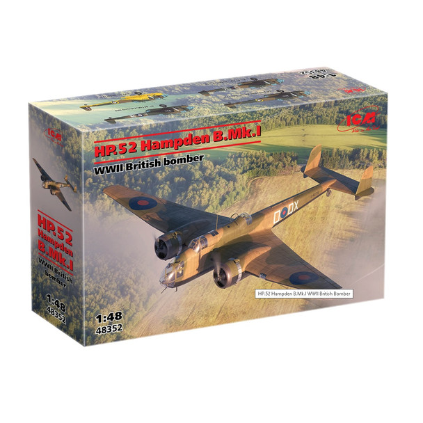 ICM HP.52 Hampden B.MK.I WWII British Bomber