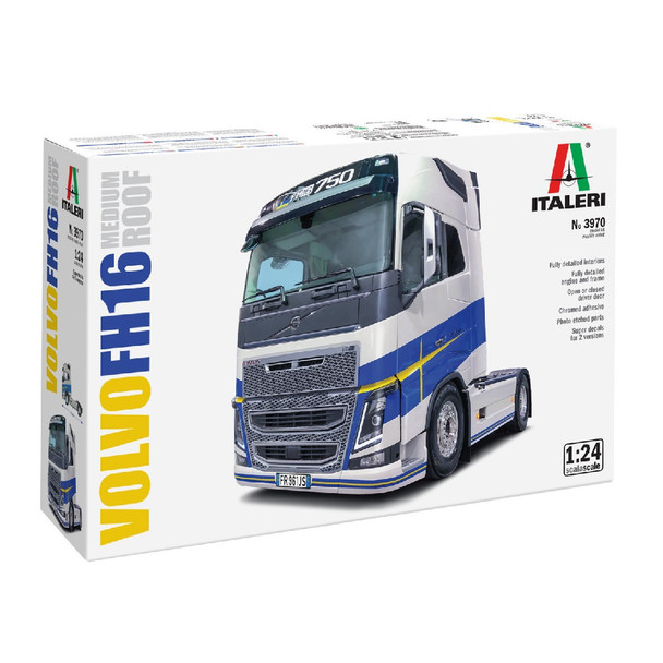 Italeri Volvo FH16 Medium Roof Car Model Kit