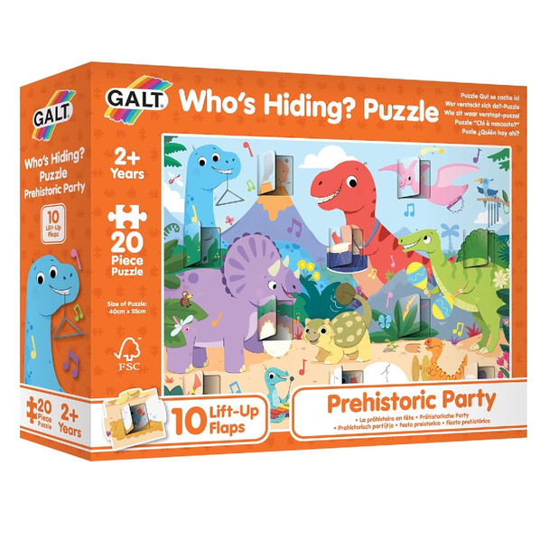 Galt Prehistoric Party Who'S Hiding Puzzle
