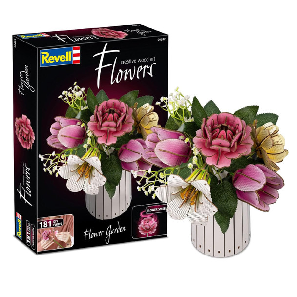 Revell Flower Garden - Creative Wood Art Flowers