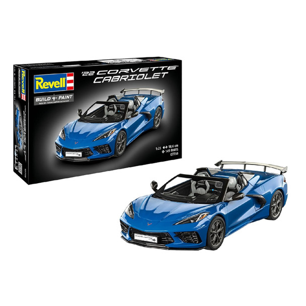 Revell 22 Corvette Cabriolet 1:25 Scale