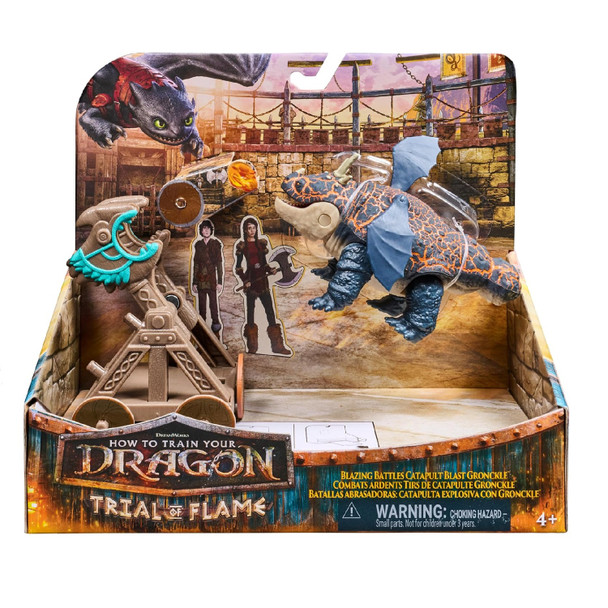 Dreamwork's Dragons Gronckle Catapault Launch
