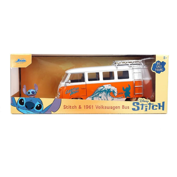 Stitch 1961 Vw Beetle 1:24 With Figure