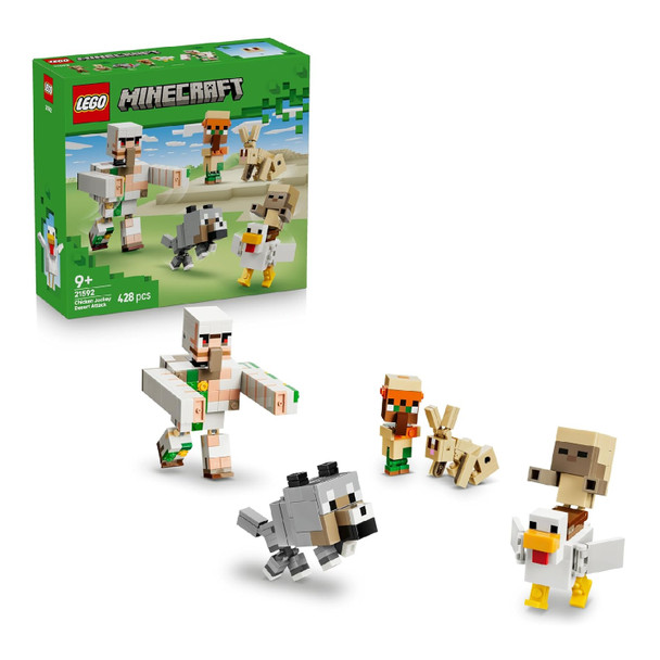 Lego Minecraft Chicken Jockey Desert Attack