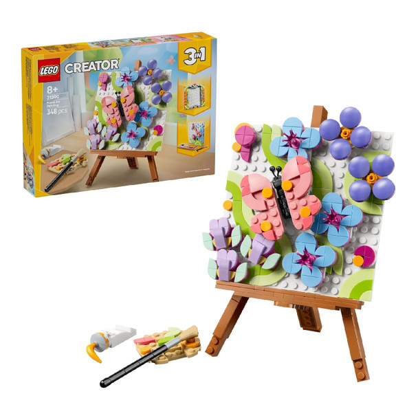 Lego Creator Floral Art Decor Painting