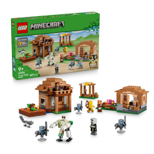 Lego Minecraft Evoker Village Attack