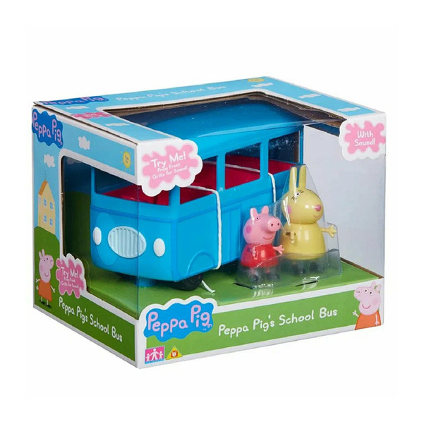Peppa Pig School Bus Play Set