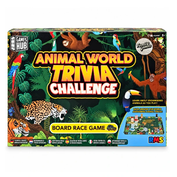 Race Around The Animal World Board Game
